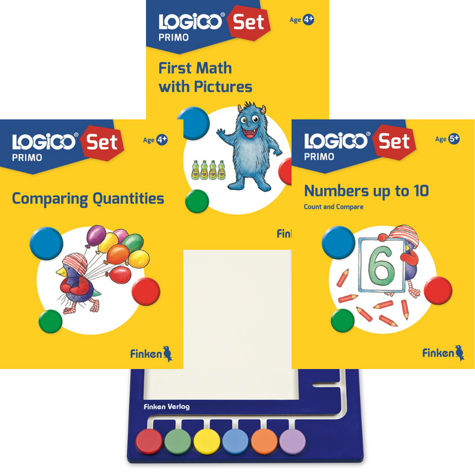 LOGICO Primo - Numbers up to 10 book with 16 learning cards 